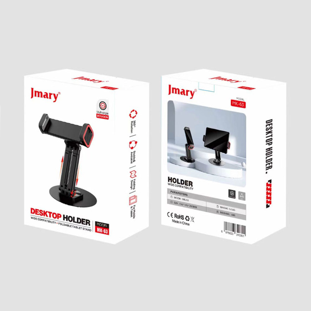 Jmary MK-63 Ayarlanabilir Katlanabilir 360 Derece Dönebilen Telefon ve Tablet Standı Jmary MK-63 Ayarlanabilir Katlanabilir 360 Derece Dönebilen Telefon ve Tablet Standı